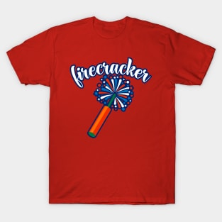 Funny July 4th Firecracker Graphic Design - 4th of July Fireworks T-Shirt